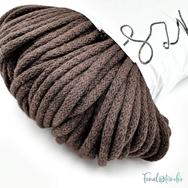 MILA Sznur cotton cord - chocolate brown - pamut zsinórfonal - csokibarna színű - 5mm MILA Sznur cotton cord - chocolate brown - pamut zsinórfonal - csokibarna színű - 5mm