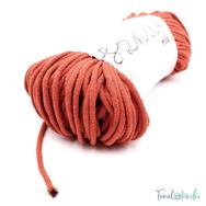 MILA Sznur cotton cord - deep orange - pamut zsinórfonal - sötét narancssárga színű - 5mm MILA Sznur cotton cord - deep orange - pamut zsinórfonal - sötét narancssárga színű - 5mm
