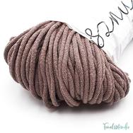 MILA Sznur cotton cord - coffee mocha - pamut zsinórfonal - mokka kávé színű - 5mm MILA Sznur cotton cord - coffee mocha - pamut zsinórfonal - mokka kávé színű - 5mm