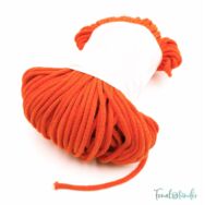 MILA Sznur cotton cord - vivid orange - pamut zsinórfonal - élénk narancssárga színű - 5mm