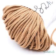 MILA Sznur cotton cord - toffee - pamut zsinórfonal - karamell színű - 5mm MILA Sznur cotton cord - toffee - pamut zsinórfonal - karamell színű - 5mm