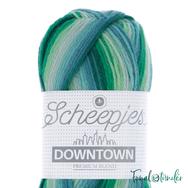 Scheepjes Downtown 403 Leafy Suburb - zöld-türkiz gyapjú fonal - wool yarn blend Scheepjes Downtown 403 Leafy Suburb - zöld-türkiz gyapjú fonal - wool yarn blend