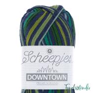 Scheepjes Downtown 417 Lakeside - zöld és kék gyapjú fonal - wool yarn blend Scheepjes Downtown 417 Lakeside - zöld és kék gyapjú fonal - wool yarn blend