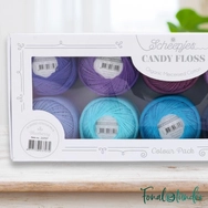 Scheepjes Candy Floss Colour Pack - Blueberry - hímzőfonal csomag - Kék-Lila