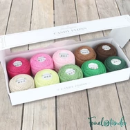 Scheepjes Candy Floss Colour Pack Greens - hímzőfonal csomag - Tavaszi Zöldek