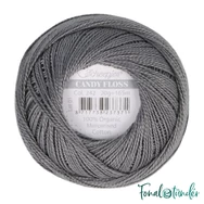 Scheepjes Candy Floss 242 - szürke pamut hímzőfonal  - cotton embroidery yarn