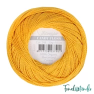 Scheepjes Candy Floss 249 - sáfránysárga pamut hímzőfonal  - cotton embroidery yarn