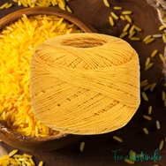 Scheepjes Candy Floss 249 - sáfránysárga pamut hímzőfonal  - cotton embroidery yarn