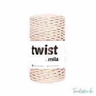 MILA Twist cotton cord - light beige - sodort pamut zsinórfonal - világos drapp - 3mm