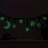 Scheepjes Glow Up - 1001 Luminescent White yarn - sötétben világító fonal - fehér-zöld