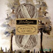 Scheepjes Softfun 811 Forestscape - barna-fehér - pamut-akril fonal - yarn blend - 2