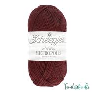 Scheepjes Metropolis 041 Rabat - sötét téglavörös gyapjú fonal - deep red wool yarn Scheepjes Metropolis 041 Rabat - sötét téglavörös gyapjú fonal - deep red wool yarn