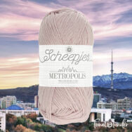Scheepjes Metropolis 056 Almaty - halvány rózsaszín gyapjú fonal - faded pink wool yarn - kép2