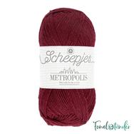 Scheepjes Metropolis 057 Milan - sötét vörös gyapjú fonal - deep red wool yarn Scheepjes Metropolis 057 Milan - sötét vörös gyapjú fonal - deep red wool yarn