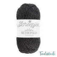 Scheepjes Metropolis 069 Miami - sötétszürke gyapjú fonal - gray wool yarn