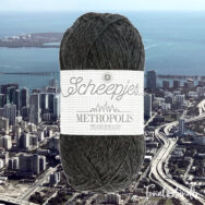 Scheepjes Metropolis 069 Miami - sötétszürke gyapjú fonal - gray wool yarn - kép2