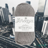 Scheepjes Metropolis 071 Jakarta - szürke gyapjú fonal - gray wool yarn - kep2