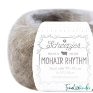 Scheepjes Alpaca Rhythm 674 Robotic - bézses-szürke mohair gyapjú fonal - wool yarn - 2.kép