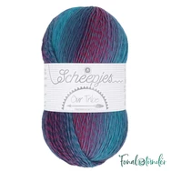 Scheepjes Our Tribe 976 - A boy and bunting - kék-pink - gyapjú fonal - blue-pink wool yarn