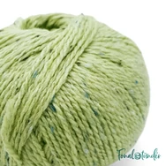 Scheepjes Terrazzo 708 Pistacchio - világoszöld gyapjú fonal - green tweed wool yarn