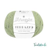 Scheepjes Terrazzo 709 Primavera - világoszöld gyapjú fonal - green tweed wool yarn Scheepjes Terrazzo 709 Primavera - világoszöld gyapjú fonal - green tweed wool yarn