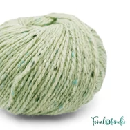 Scheepjes Terrazzo 709 Primavera - világoszöld gyapjú fonal - green tweed wool yarn