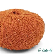 Scheepjes Terrazzo 715 Mandarino - narancssárga gyapjú fonal - orange tweed wool yarn