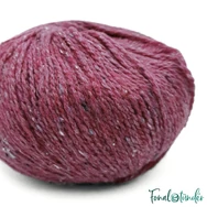 Scheepjes Terrazzo 720 Sangria - lilás vörös gyapjú fonal - purple-red tweed wool yarn - 04