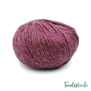 Scheepjes Terrazzo 720 Sangria - lilás vörös gyapjú fonal - purple-red tweed wool yarn