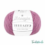 Scheepjes Terrazzo 724 Garofano - rózsaszín gyapjú fonal - pink tweed wool yarn