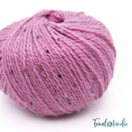 Scheepjes Terrazzo 724 Garofano - rózsaszín gyapjú fonal - pink tweed wool yarn - 02