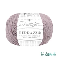 Scheepjes Terrazzo 725 Argilla - rózsaszín gyapjú fonal - pink tweed wool yarn