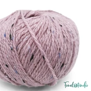 Scheepjes Terrazzo 725 Argilla - rózsaszín gyapjú fonal - pink tweed wool yarn