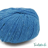 Scheepjes Terrazzo 733 Zaffiro - zafírkék gyapjú fonal - sapphire blue tweed wool yarn