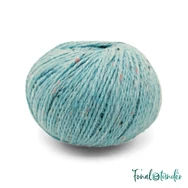 Scheepjes Terrazzo 738 Lago - kék gyapjú fonal - blue tweed wool yarn