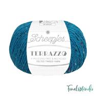 Scheepjes Terrazzo 739 Oceano - tengerkék gyapjú fonal - ocean blue tweed wool yarn Scheepjes Terrazzo 739 Oceano - tengerkék gyapjú fonal - ocean blue tweed wool yarn