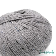 Scheepjes Terrazzo 741 Cenere - hamuszürke gyapjú fonal - ash gray tweed wool yarn