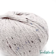 Scheepjes Terrazzo 744 Prosecco - törtfehér gyapjú fonal - ecru tweed wool yarn