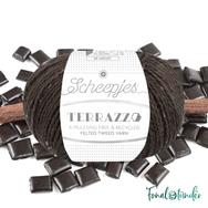 Scheepjes Terrazzo 750 Liquirizia - feketés barna gyapjú fonal - brown tweed wool yarn - 02 Scheepjes Terrazzo 750 Liquirizia - feketés barna gyapjú fonal - brown tweed wool yarn - 02