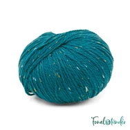 Scheepjes Terrazzo 751 Reale - türkizkék gyapjú fonal - turquoise tweed wool yarn