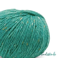 Scheepjes Terrazzo 753 Pavone - türkiz gyapjú fonal - turquoise tweed wool yarn - 02