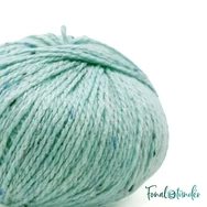 Scheepjes Terrazzo 755 Ciano - türkiz gyapjú fonal - turquoise tweed wool yarn - 02