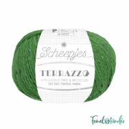 Scheepjes Terrazzo 757 Cavaletta - fűzöld gyapjú fonal - grass green tweed wool yarn