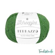Scheepjes Terrazzo 757 Cavaletta - fűzöld gyapjú fonal - grass green tweed wool yarn Scheepjes Terrazzo 757 Cavaletta - fűzöld gyapjú fonal - grass green tweed wool yarn