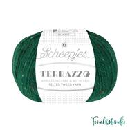 Scheepjes Terrazzo 759 Verde Bottiglia - sötétzöld gyapjú fonal - dark green tweed wool yarn Scheepjes Terrazzo 759 Verde Bottiglia - sötétzöld gyapjú fonal - dark green tweed wool yarn
