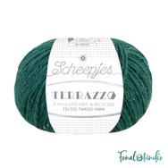 Scheepjes Terrazzo 760 Giungla - sötétzöld gyapjú fonal - dark green tweed wool yarn Scheepjes Terrazzo 760 Giungla - sötétzöld gyapjú fonal - dark green tweed wool yarn