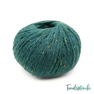 Scheepjes Terrazzo 760 Giungla - sötétzöld gyapjú fonal - dark green tweed wool yarn