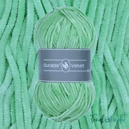 Durable Velvet 2137 Mint - világoszöld zsenília fonal - light green chenille yarn - 2