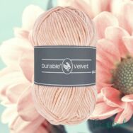 Durable Velvet 2192 Pale Pink - rózsaszín zsenília fonal - pink chenille yarn - 02