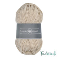 Durable Velvet 2212 Linen - világos drapp zsenília fonal - light beige chenille yarn